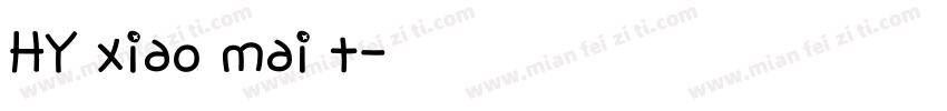 HY xiao mai t字体转换